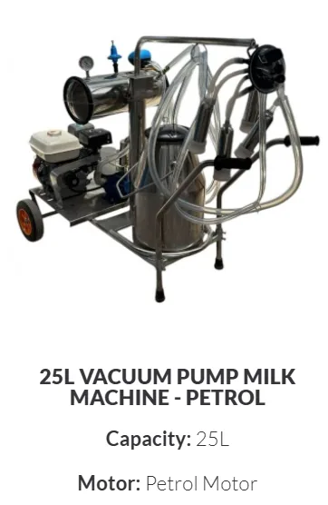 Vacuum Pump 25 L — Petrol · Single Point