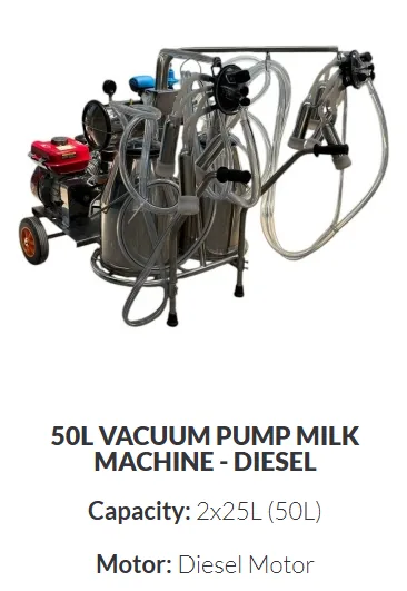 Vacuum Pump 50 L — Diesel · Double Point