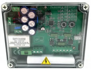 Pulsation Control Box Up To 12 Pulsators, 24V